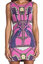 view 5 of 6 Fitted Mini Dress in Caravan Magenta