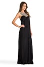 view 3 of 6 Beaded Neck Maxi Dress in Black