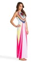 view 2 of 5 Jersey Fitted Maxi Dress in Rays Pink