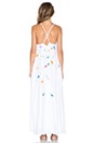 view 3 of 3 ROBE MAXI in White