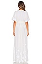 view 3 of 3 Embroidered Slit Maxi Dress in Star Embroidered Chiffon