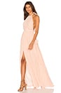 view 1 of 3 Pocket Halter Dress in Pink & White Stripe