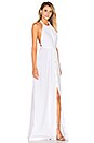 view 2 of 3 Organic Cotton Backless Dress in White