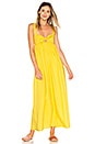 view 1 of 3 Tie Front Maxi Dress in Yellow