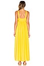view 3 of 3 Tie Front Maxi Dress in Yellow