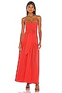view 1 of 3 ROBE MAXI AUGUSTINA in Red