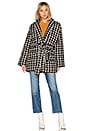 view 1 of 4 Willa Coat in Windowpane Plaid