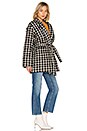 view 3 of 4 Willa Coat in Windowpane Plaid