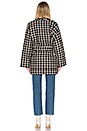 view 4 of 4 Willa Coat in Windowpane Plaid