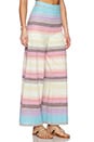 view 2 of 3 Wide Leg Pant in Rainbow Stripe