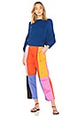 view 4 of 4 Audre Pant in Rainbow Multi