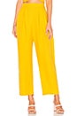 view 1 of 4 Audre Pant in Yellow