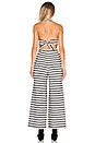 view 3 of 4 Cut Out Jumpsuit in Stripe Jacquard