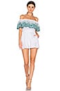 view 1 of 3 Off The Shoulder Romper in White