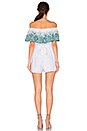 view 3 of 3 Off The Shoulder Romper in White