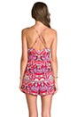 view 5 of 6 Modal Cross Over Romper in Anada Coral