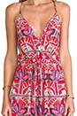 view 6 of 6 Modal Cross Over Romper in Anada Coral