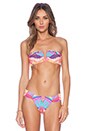 view 1 of 4 V-Wire Bikini Top in Rainbow Bird Lilac