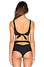 view 3 of 4 HAUT DE MAILLOT DE BAIN AVEC LIEN À NOUER AU DOS in Black