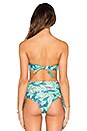 view 3 of 4 HAUT DE MAILLOT DE BAIN FORME BANDEAU in Leaf