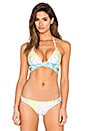 view 1 of 5 Wrap Around Bikini Top in Flora White