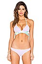 view 2 of 5 Wrap Around Bikini Top in Flora White