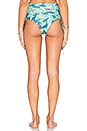view 3 of 4 Lace Up Bikini Bottom in Leaf