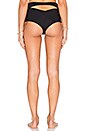 view 3 of 4 High Waist Cut Out Bikini Bottom in Black
