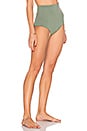 view 2 of 4 BAS DE MAILLOT DE BAIN TAILLE HAUTE in Moss