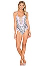 view 1 of 3 MAILLOT DE BAIN UNE PIÈCE CROISÉ DEVANT in Samba White
