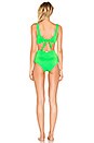 view 3 of 3 Cut Out One Piece in Green