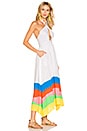 view 2 of 3 Halter Midi Dress in Rainbow Multi