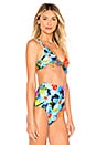 view 2 of 4 Rio Bikini Top in Blue Multi