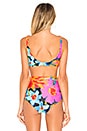 view 3 of 4 Rio Bikini Top in Blue Multi