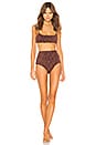 view 4 of 4 Sia Bikini Top in Brown
