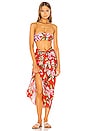 view 4 of 4 Abigail Bikini Top in Red Multi