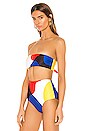 view 3 of 5 Abigail Bikini Top in White Multi