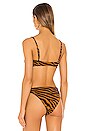 view 3 of 5 Carla Bikini Top in Brown Clay