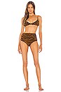 view 4 of 5 Lydia Bikini Bottom in Brown Clay
