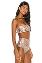 view 2 of 4 Abigail Bikini Top in Sand Multi