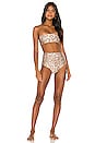 view 4 of 4 Abigail Bikini Top in Sand Multi