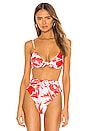 view 1 of 4 Carla Bikini Top in Red Multi