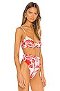 view 2 of 4 Carla Bikini Top in Red Multi