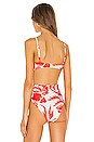 view 3 of 4 Carla Bikini Top in Red Multi