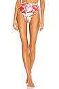 view 1 of 4 Goldie Bikini Bottom in Red Multi