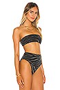 view 2 of 4 HAUT DE MAILLOT DE BAIN ABIGAIL in Black Gray