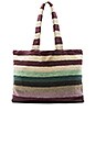 view 1 of 4 SAC FOURRE-TOUT DE PLAGE EN CROCHET in Crochet Rainbow Stripe