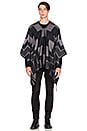 view 1 of 3 Valle Encantado Poncho in Black Black