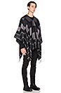 view 2 of 3 Valle Encantado Poncho in Black Black