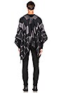 view 3 of 3 Valle Encantado Poncho in Black Black